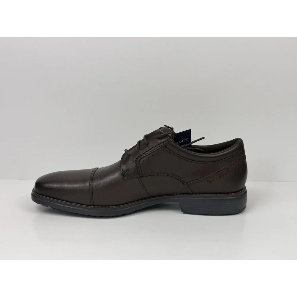 Rockport Next Gen Cap Toe Dress Shoe Men's Size 11 Dark Brown CJ3208‎ No Box